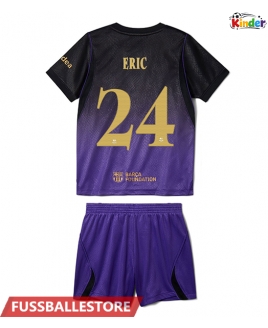 Günstige Barcelona Eric Garcia #24 Auswärts Trikotsatzt Kinder 2026-27 Kurzarm (+ Kurze Hosen)